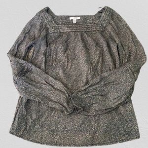 Lauren Conrad Patterned Blouse